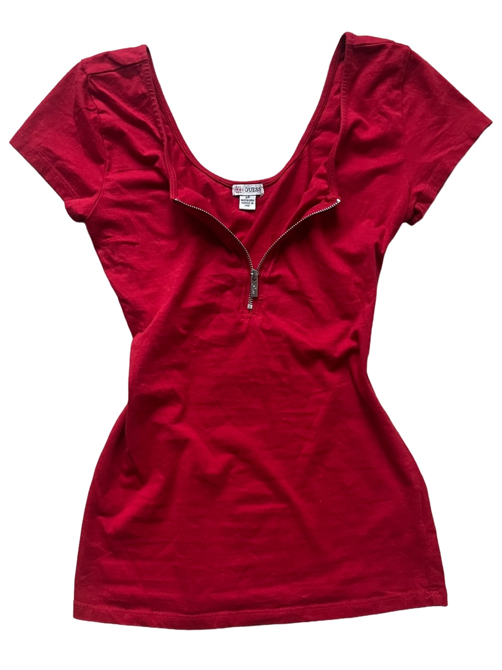 Guess Y2K Red Women's Red Shirt